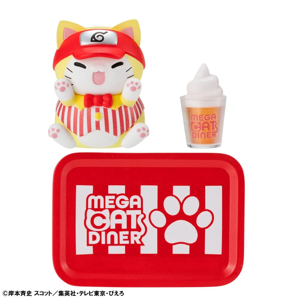 Naruto Shippuden Mega Cat Project Nyaruto! Trading Figures Mega Cat Diner 3cm Blind Box - 1 Unidade